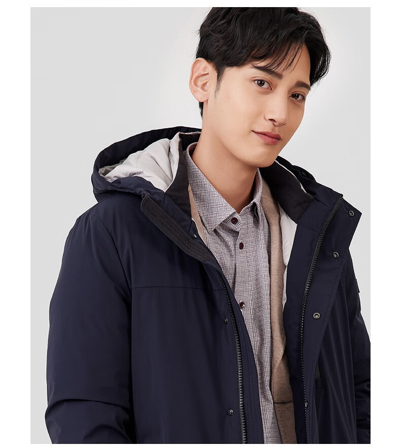 lafuma乐飞叶户外gore-tex防风保暖宽松800蓬鹅绒羽绒服男休闲防寒衣