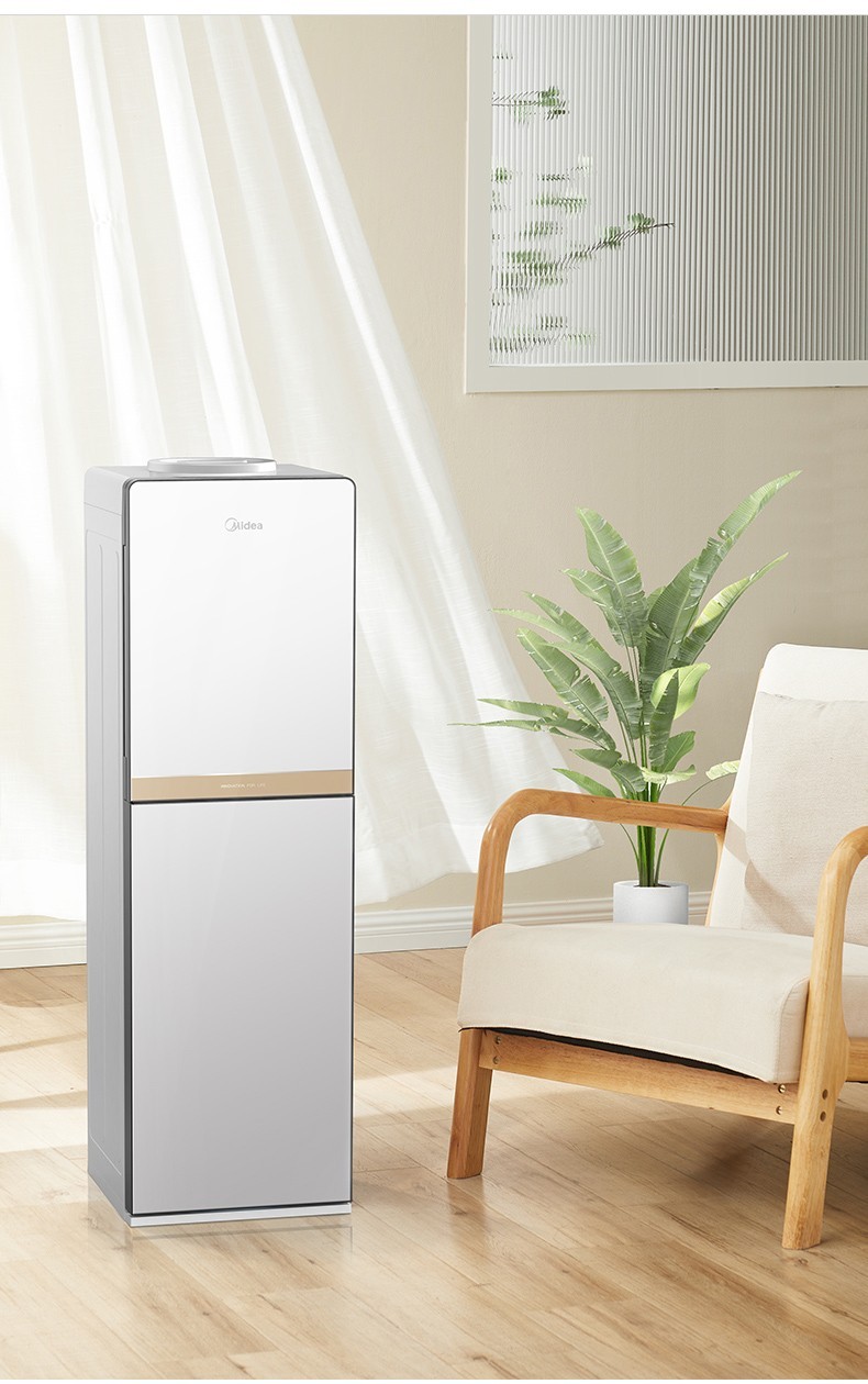 美的饮水机家用立式办公宿舍下置式快速加热桶装水饮水机初见茶吧机yd