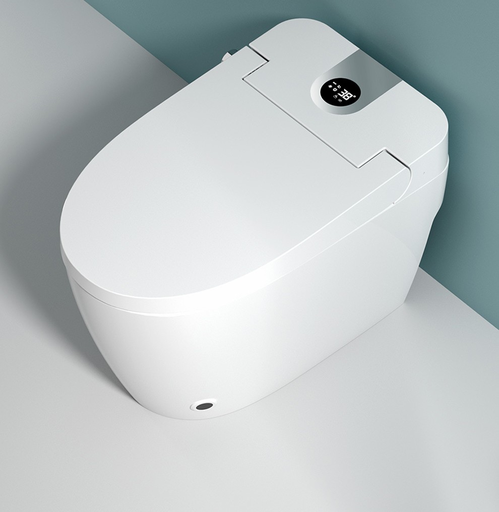 日本伊瓷智能马桶一体式墙排水后排式侧排水左排右排坐便器水疗助便墙