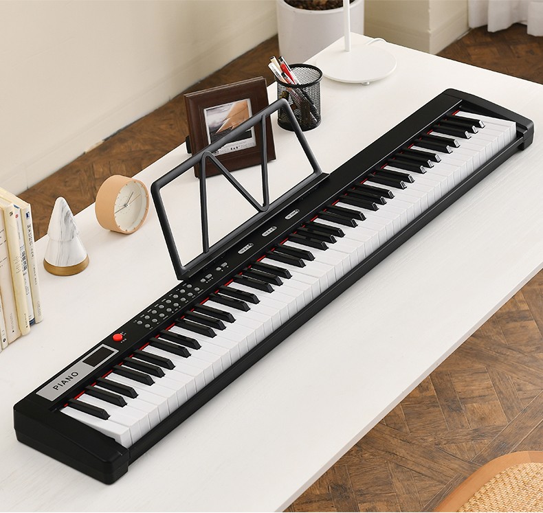 音哆哆电子琴便携式88键智能电子琴成人儿童幼师初学考级编曲键盘幼师