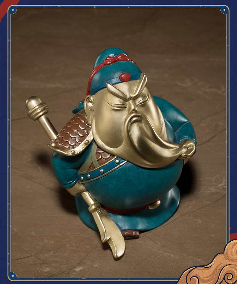 铜师傅关云长系列作品义薄云天家居饰品铜工艺品关公摆件