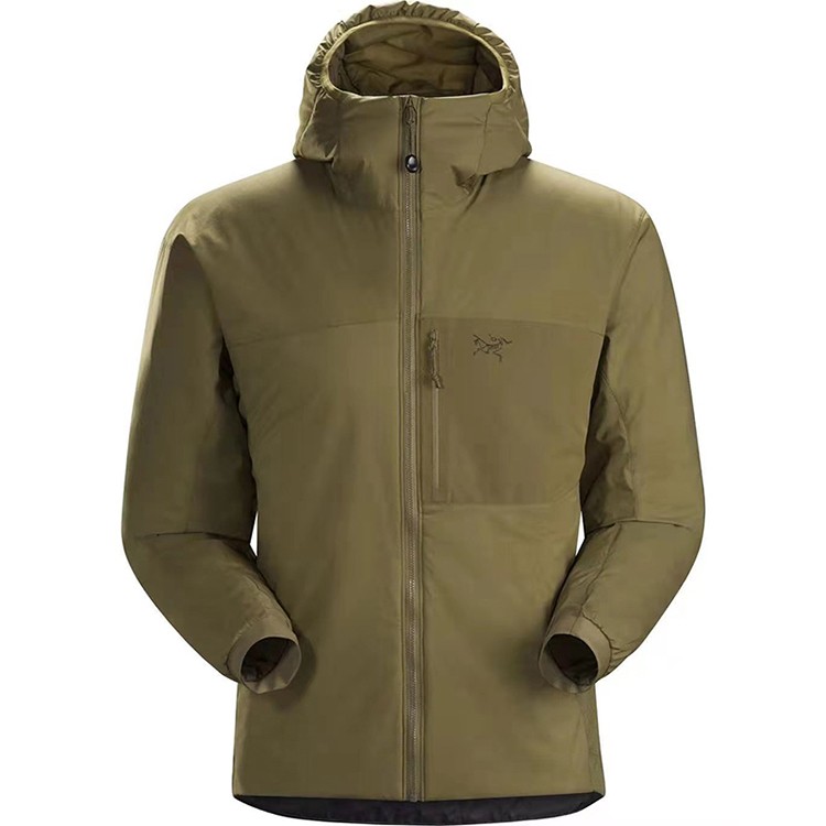 arcteryx始祖鸟男款leaf军鸟棉服耐磨保暖e4鳄鱼粽无帽s