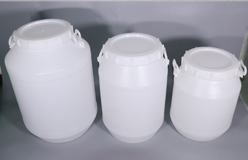 塑料圆桶50l斤带盖大白桶加厚水桶密封发酵胶桶100斤食品级储水桶酵素