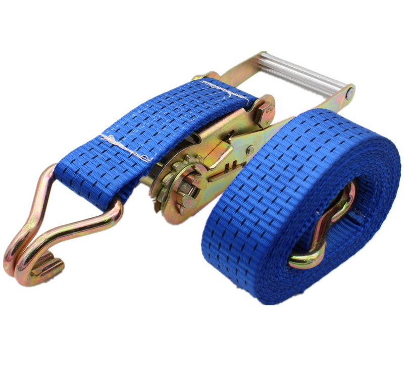 邦图加厚货物捆绑带棘轮收紧器拉紧器紧固器货车紧绳器385厘米宽双钩