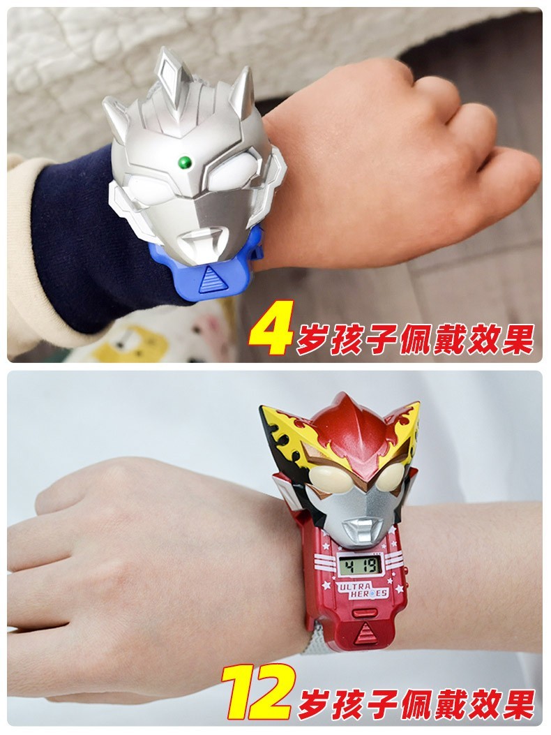 英雄电子手表儿童玩具生日礼物赛罗泽塔罗索布鲁罗索奥特曼手表22711