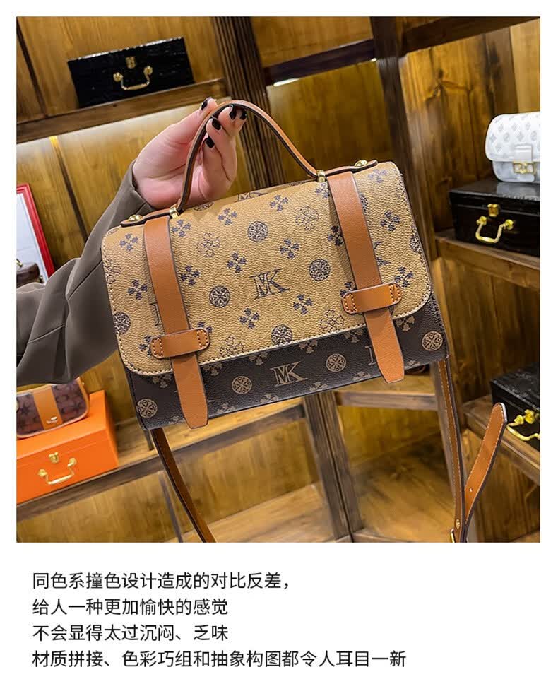 杜莎菲尼dosrfini品牌单肩包女斜挎手提牛皮包邮差包复古学院风英伦