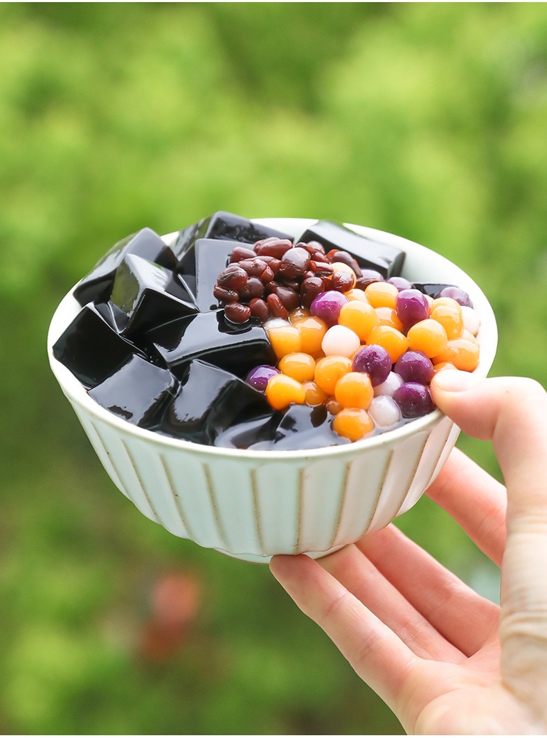 劣狐狐 烧仙草粉龟苓膏黑凉粉白凉粉烧仙草食用鲜草果冻家用儿童自制