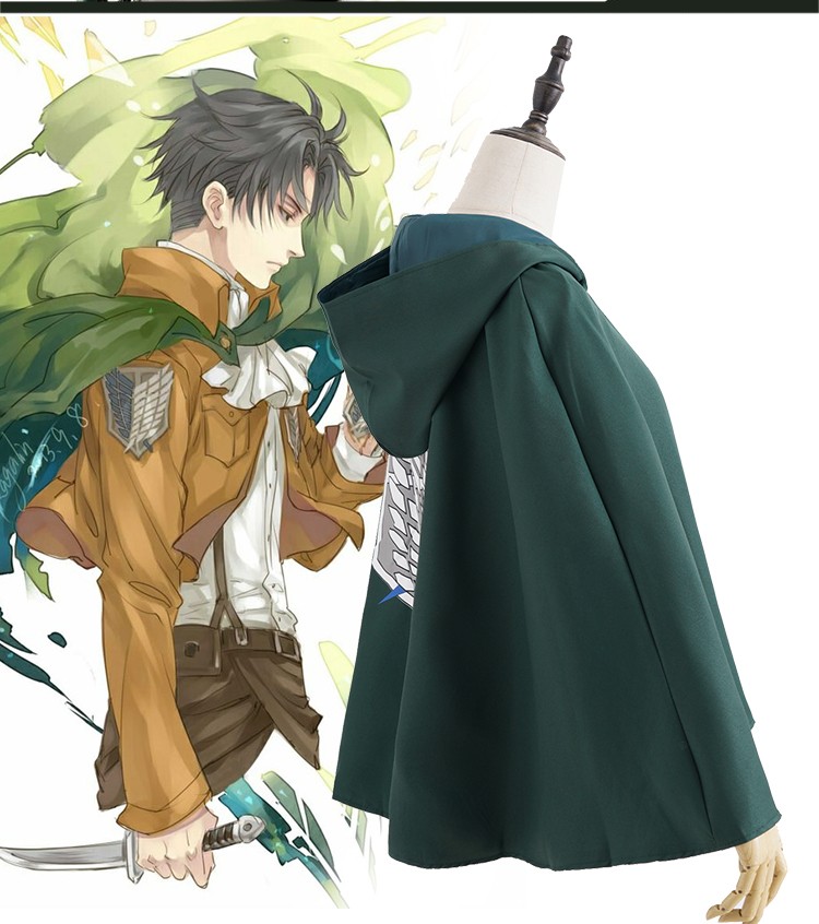 二次元进击的巨人调查兵团自由之翼兵长披风斗篷 cosplay动漫服装