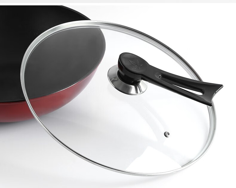 首力 锅盖通用不锈钢锅盖炒锅盖炒菜锅盖可立防溢蒸锅盖罩超大号透明