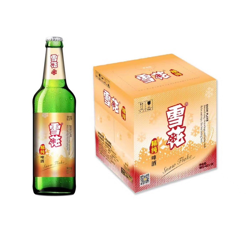 雪花啤酒snowbeer大明湖8度500ml12瓶
