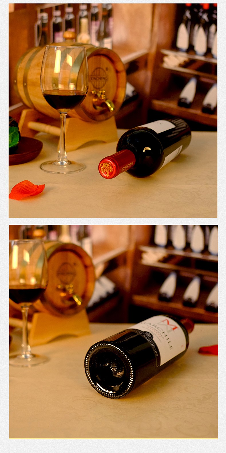 原装原瓶大m智利进口红酒珍藏佳美娜干红葡萄酒750ml单支1瓶海外直采