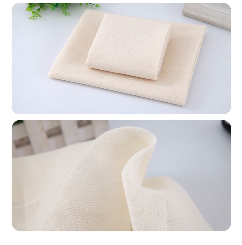 豆腐布豆包布豆浆过滤布蒸笼布纯棉纱布网纱老豆腐布专用美俸3535cm