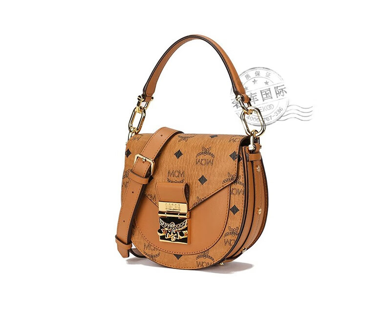 mcm女包patriciavisetos系列单肩斜跨手提包棕色mwsaapa02co001