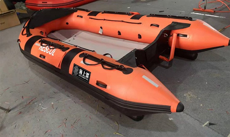 免安装激流救生艇防汛m型底橡皮艇抗洪救援冲锋舟 420m型底救生艇品牌