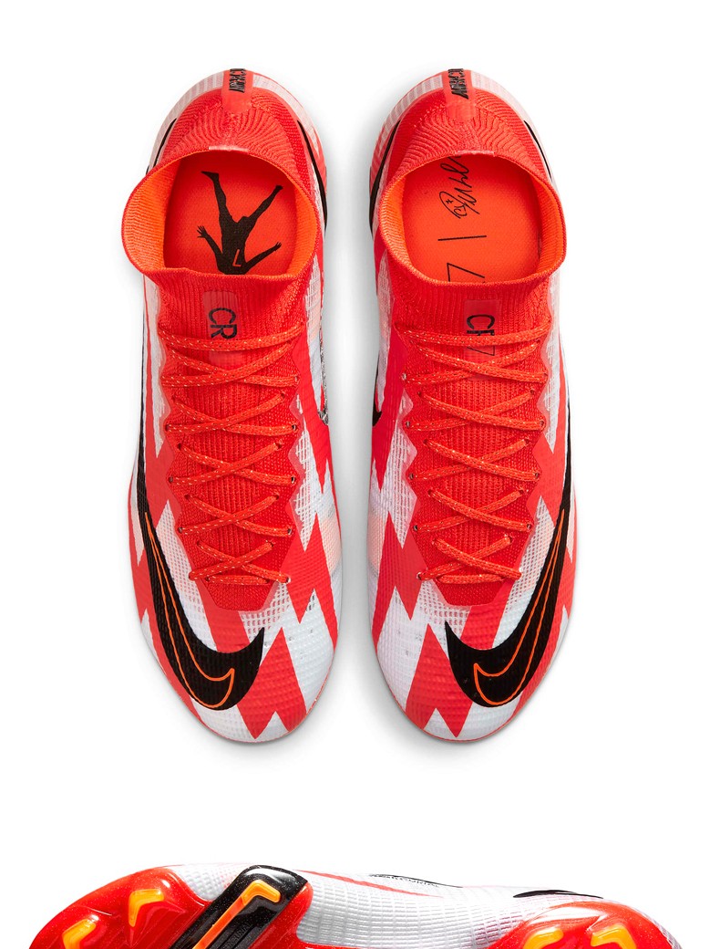 nike耐克足球鞋刺客14c罗配色cr7fg超顶长钉真草高帮足球鞋男比赛db