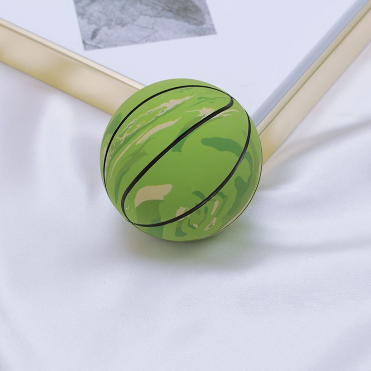 超高弹力迷你橡胶6cm小篮球解压空心弹力球儿童宠物玩具mini模型摆件