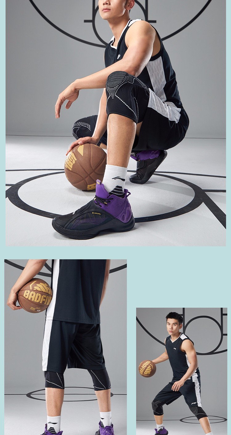 李宁篮球鞋男春季蝉翼中帮球鞋冰爽透气运动鞋实战篮球鞋abar0812标准