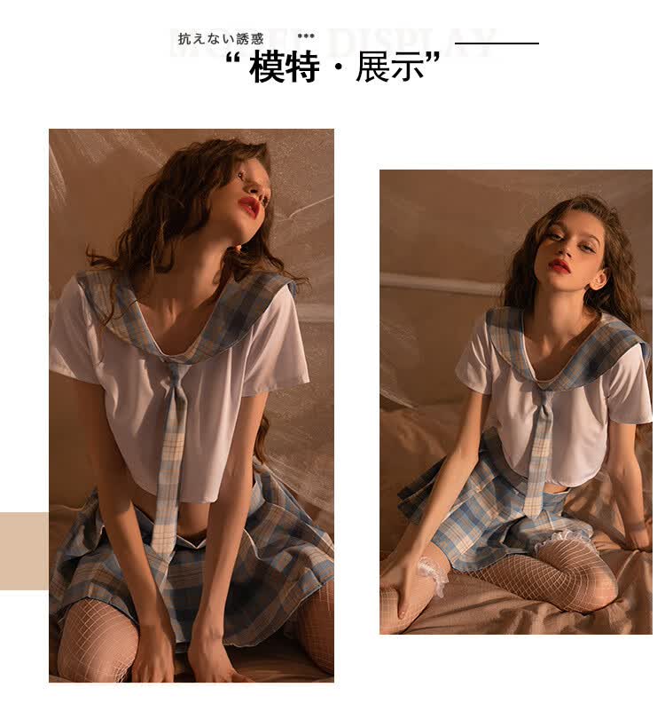 情趣制服jk套装内衣诱惑学生女仆软妹清纯角色扮演日本死库水均码【80