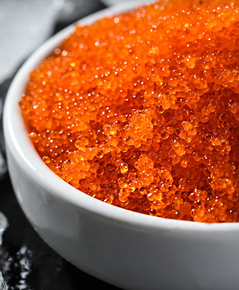 【爆浆口感 咸甜回甘】海宏盈 新鲜飞鱼籽鱼子酱 250g 鱼籽酱日式料理