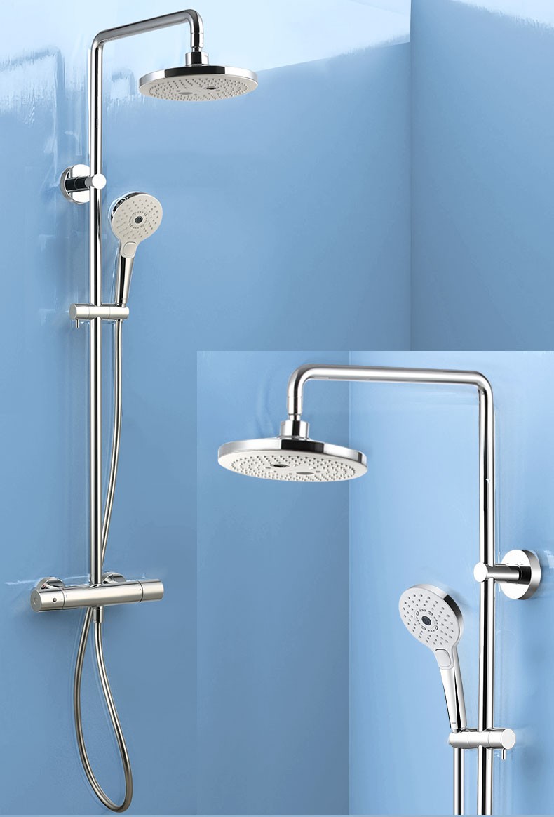 toto恒温花洒直连一体式龙头顶喷淋浴套装tbw01402 家用刚性直插式