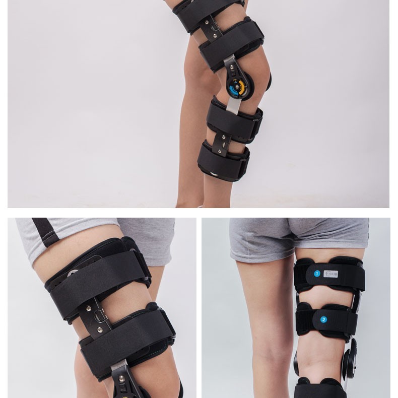 安善膝关节固定支具医用可调节支架膝盖骨折护具固定半月板损伤韧带