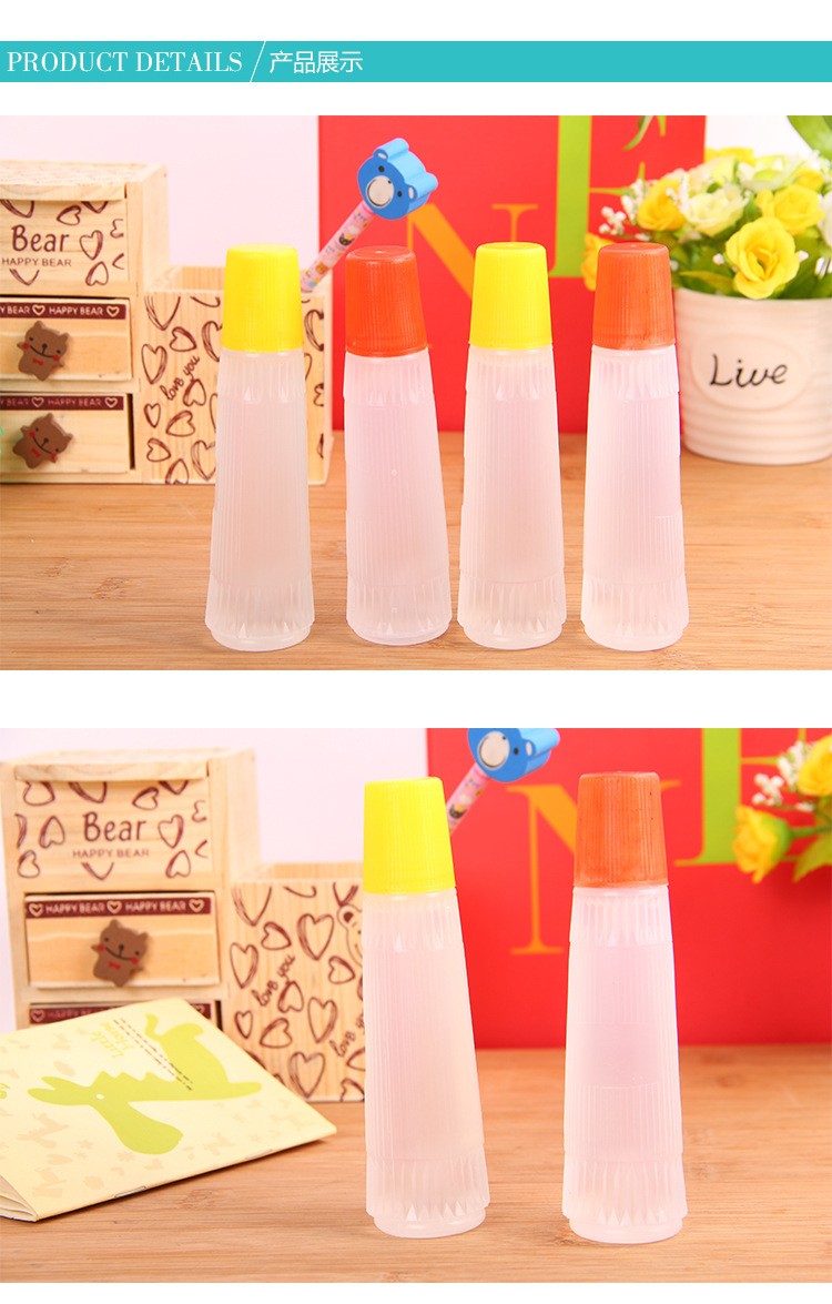 swdf液体透明胶笔刷头广告液体胶水办公用学生用手工diy胶水强力多