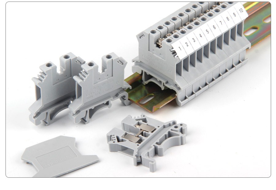 施兹坦uk导轨接线端子端子排uk25b3n5n6n10n16n接线端子板uk3n20片uk