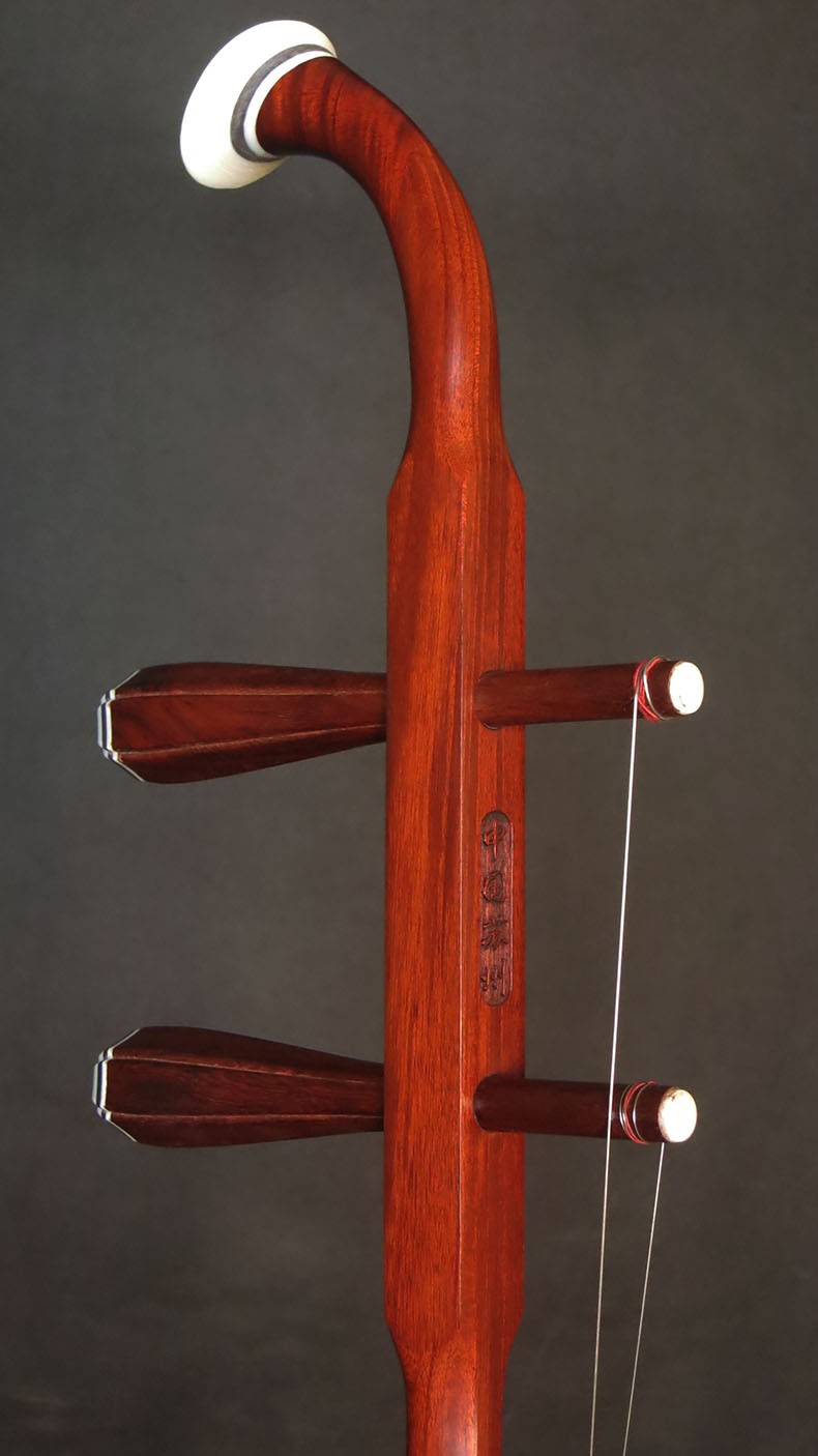 倾时花梨木中胡中音二胡前方后圆红木中胡民族乐器配琴盒弓琴弦等配件