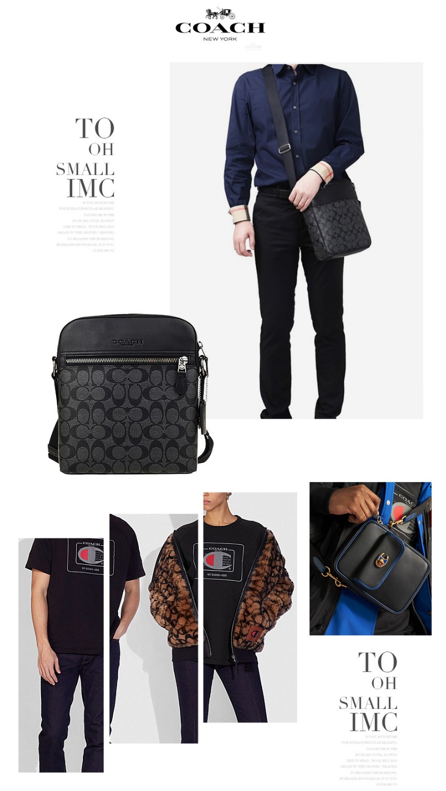 coach蔻驰男包男士时尚单肩斜挎邮差公文背包奢侈品f73336黑色