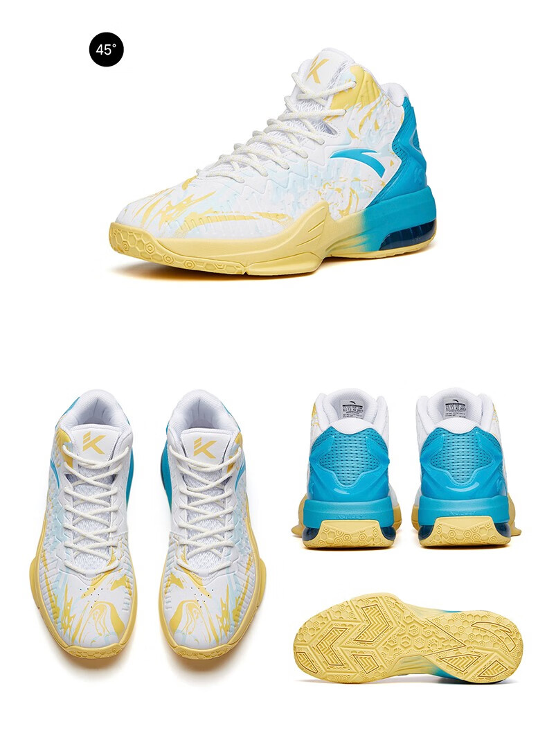 安踏篮球鞋男鞋星轨5汤普森官网旗舰运动鞋kt2021秋冬季透气高帮男