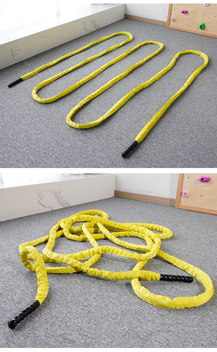 儿童甩绳走绳感统训练器材少儿体适能运动体能走直线平衡触觉教具黄色