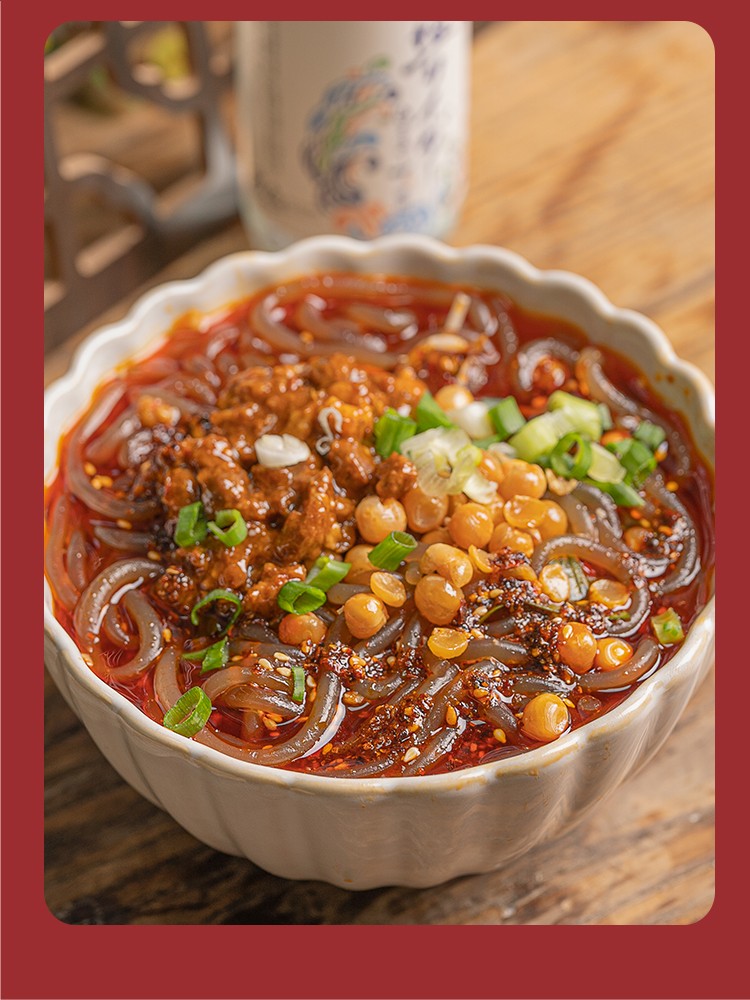 立早记 川味酸辣粉丝红薯粉非油炸手工酸粉重庆风味苕粉 酸辣粉3盒