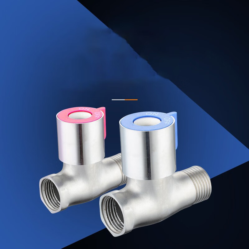 soumiety304不锈钢内外丝直通阀家用4分螺纹角阀开关接头止水阀水管水