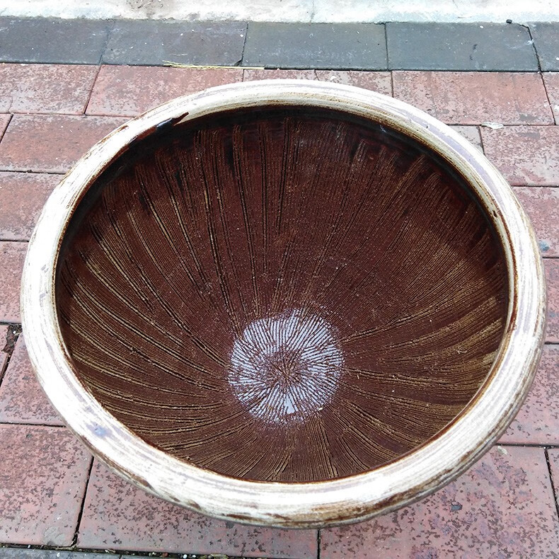 苏享加厚加大号擂椒拌饭专用擂钵中草药陶瓷擂钵老式捣碎擂米糊擂茶钵