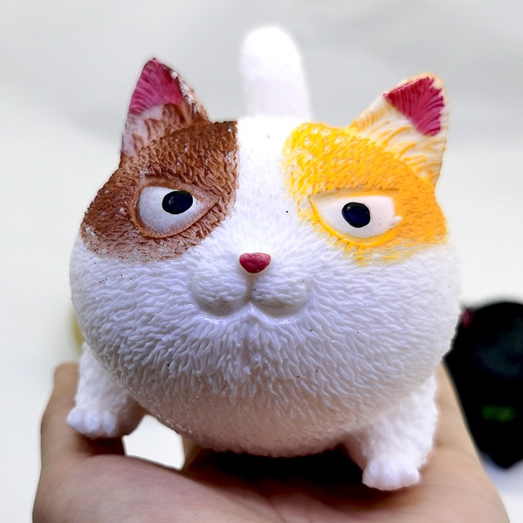 悟道猴 发泄玩具猫咪捏捏乐捏捏生气猫 发泄猫拉伸回弹解压玩具 大号
