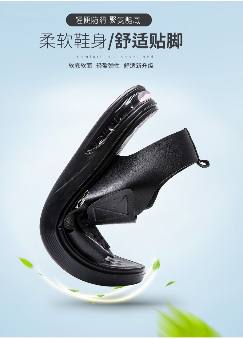 凉鞋男款夏季牛皮潮流开车皮凉鞋休闲运动防臭外穿高端越南沙滩鞋燎华