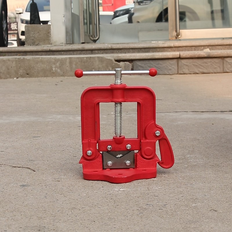 重型三角架压力镀锌管钳台虎钳割丝管子钳水管钳 轻型龙门钳2#【图片