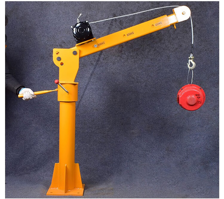 车载小吊机车用小型吊运机1吨220v家用随车吊机货车起重机 一吨普通款