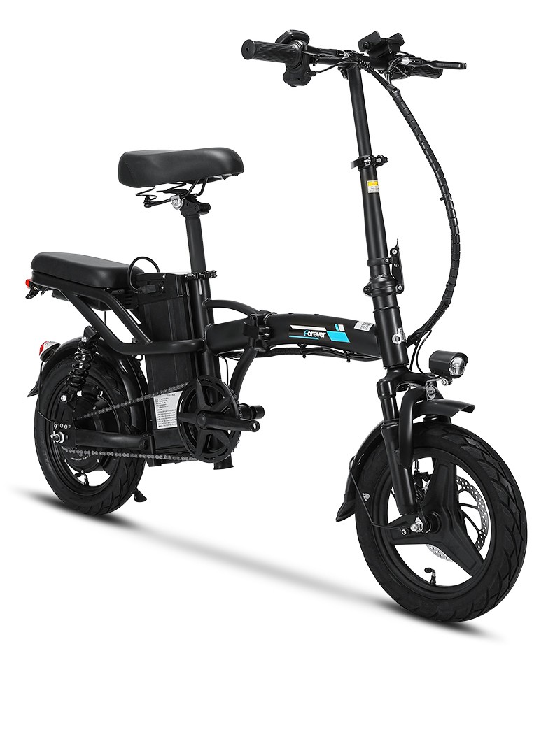 永久牌折叠电动车3c认证新国标小型代驾男女成人迷你锂电池助力自行车