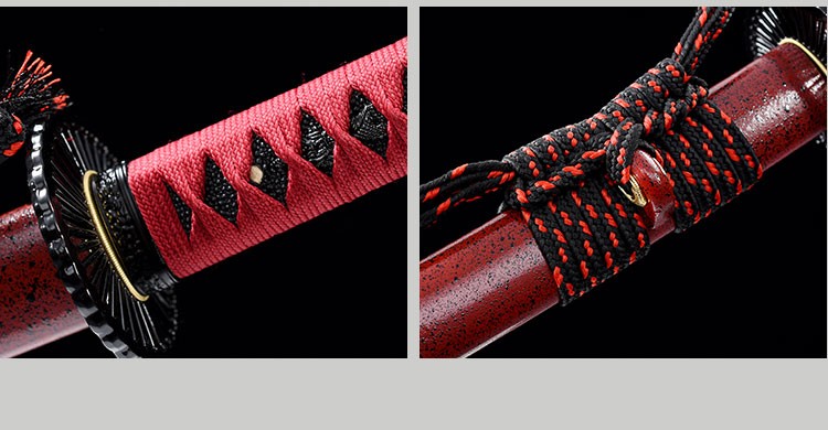 木刀带鞘剑道居合道专业训练日式实木练习表演木剑 未开刃 黑色 花梨