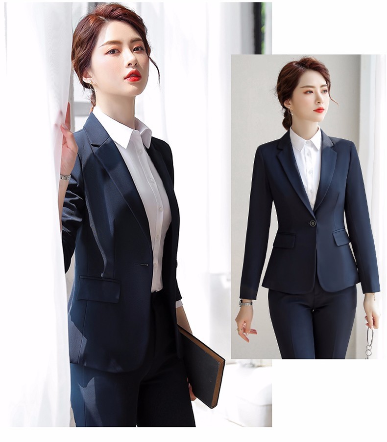 汐蔓娇小西装女外套职业装女装套装商务时尚西服长袖气质白领工装大学