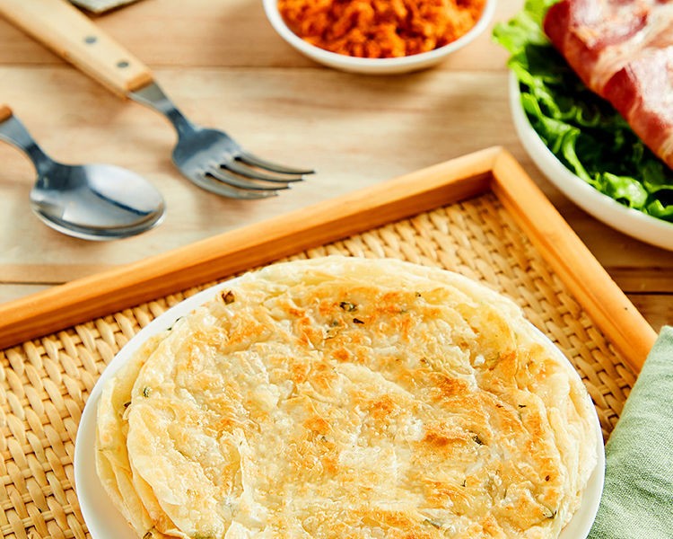 三全原味葱香手抓饼1200g/袋早餐速食煎饼家庭装冷冻半成品 原味手抓