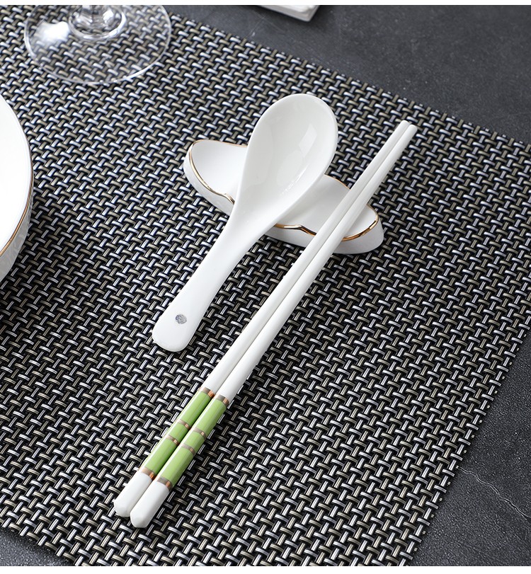 勺子瓷勺调羹小汤勺汤匙瓢羹陶瓷喝汤家用商用酒店餐厅饭店纯白色