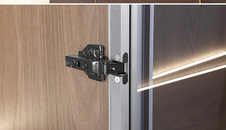 缓冲静音柜门合页阻尼铰链缓冲橱柜静音液压飞机合页衣柜五金配件直弯