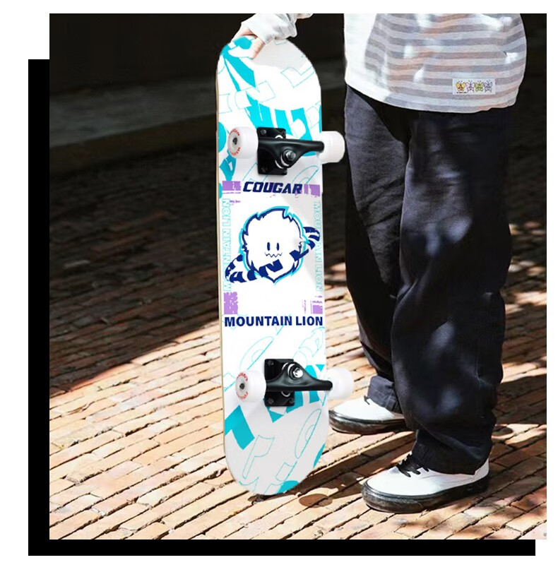 美洲狮(cougar) 美洲狮(cougar)滑板 青少年/成人 四轮 双翘板公路