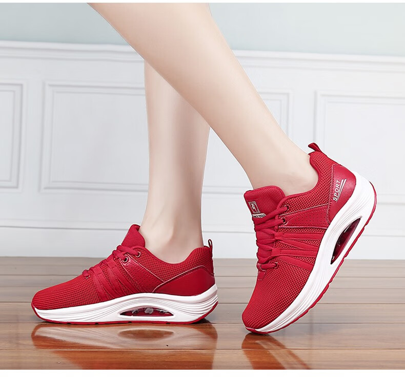 伯莎丹顿品牌广场舞鞋女秋季曳步舞鞋透气软底轻便运动鬼步跳舞鞋黑色