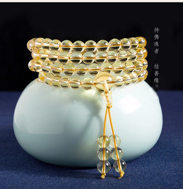 月石缘十八子手链手持手串女108颗佛珠项链手链男女修