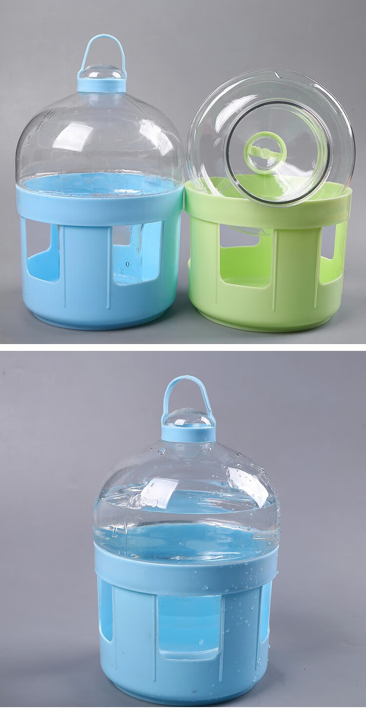 鸽子水壶饮水器鸽具鸽用水壶喂水信鸽大号加厚耐摔自动喝水壶8升加厚