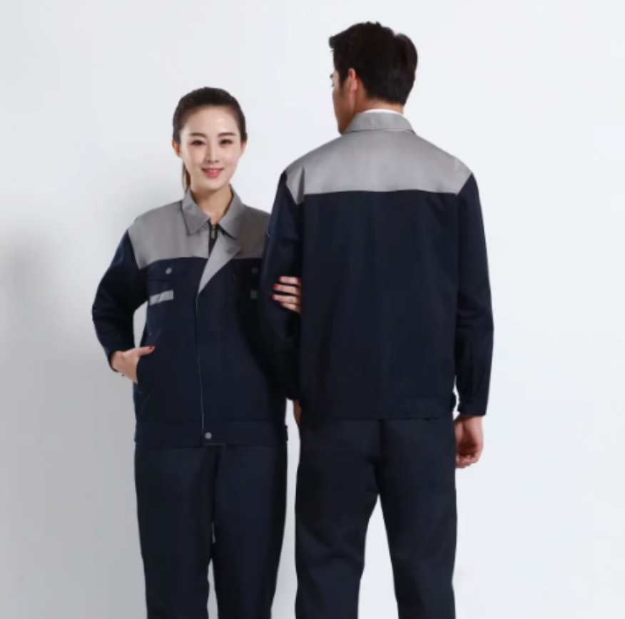缔鲸(dijing)夏定制尚品宅配工作服装修装饰公司工装长袖男女印字印字