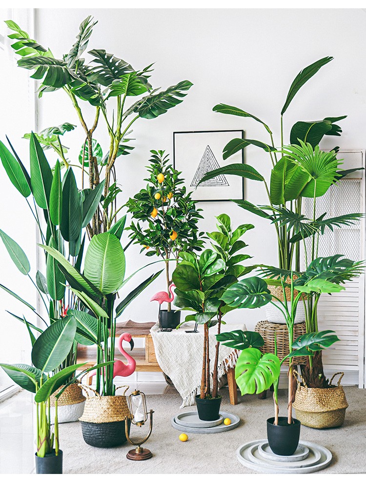 北欧大型仿真植物假树绿植盆栽摆件旅人蕉室内落地橱窗装饰旅人蕉高